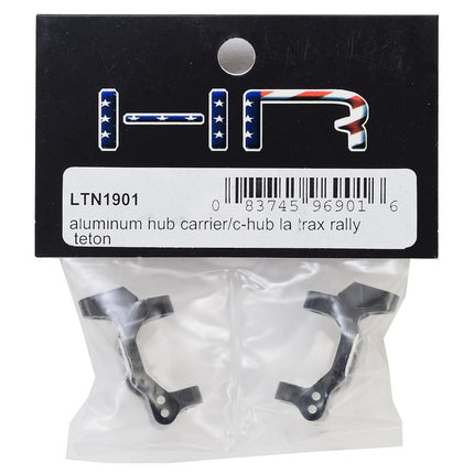 HRALTN1901, Hot Racing LaTrax Rally/Teton Aluminum Hub Carrier Set (Black)