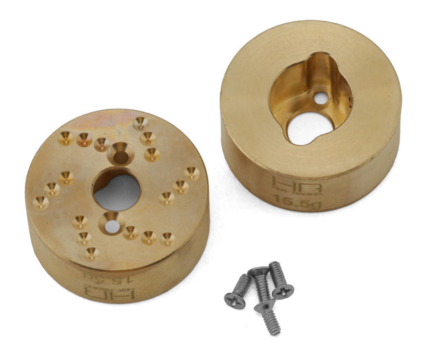 HRASXTF22H, Brass Rear Hub 15.5g AX24 SCX24