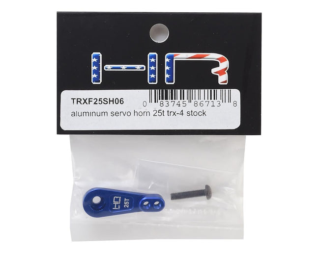 HRATRXF25SH06, Aluminum Servo Horn, 25 Tooth, for Traxxas TRX-4 (Stock)