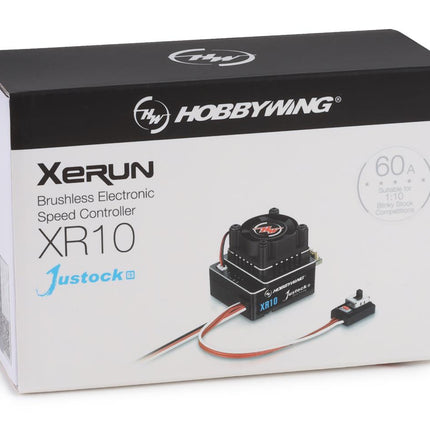 HWA30112003, Hobbywing Xerun XR10 Justock G3 1/10 Sensored Brushless ESC
