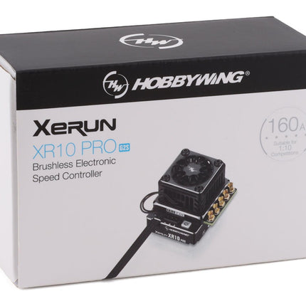 HWA30112613, Hobbywing Xerun XR10 Pro G2S 160A Sensored Brushless ESC (Stealth)