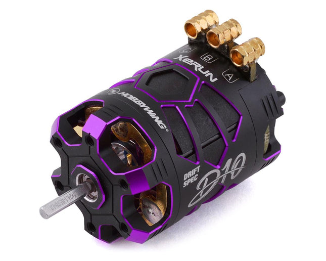 HWA30401139, HobbyWing Xerun D10 Drift Brushless Motor (13.5T) (Purple)