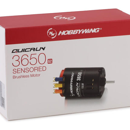 HWI30404307, HobbyWing Quicrun 3650 G2 Sensored Brushless Motor (21.5T)