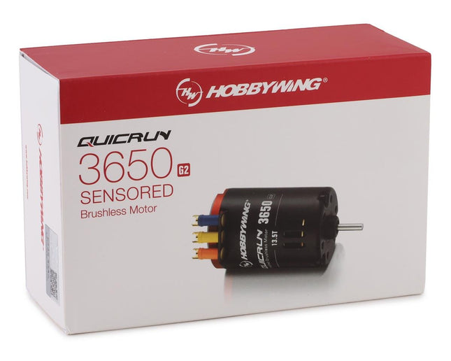 HWI30404307, HobbyWing Quicrun 3650 G2 Sensored Brushless Motor (21.5T)