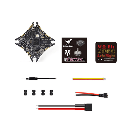 HGLRC Specter F411 1-2S AIO Whoop/Toothpick Flight Controller (w/ 10A 8Bit 4in1 ESC & 400mW VTX) - ELRS 2.4GHz (SPI)