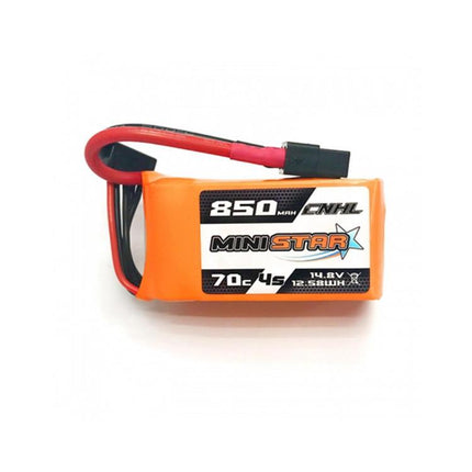 CNHL MiniStar 14.8V 4S 850mAh 70C LiPo Micro Battery - XT30