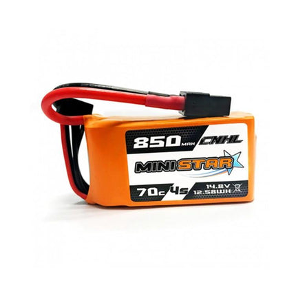 CNHL MiniStar 14.8V 4S 850mAh 70C LiPo Micro Battery - XT30