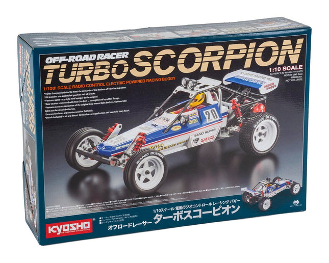 KYO30616C, Kyosho Turbo Scorpion 1/10 2WD Electric Off-Road Buggy Kit