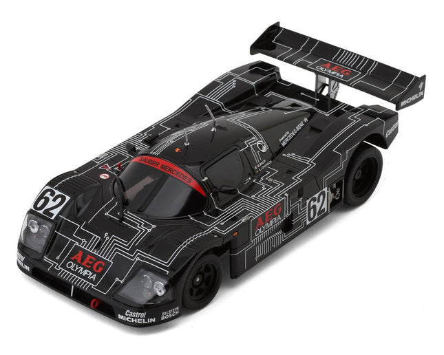 KYO32353AG, Kyosho MR-03 RWD Mini-Z ReadySet w/Sauber Mercedes Group C Rennsportwagen C9 Body (Black) w/KT-531P 2.4GHz Radio