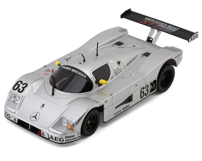 KYO32353S, Kyosho MR-03 RWD Mini-Z ReadySet w/Sauber Mercedes Group C Rennsportwagen C9 Body (Silver) w/KT-531P 2.4GHz Radio