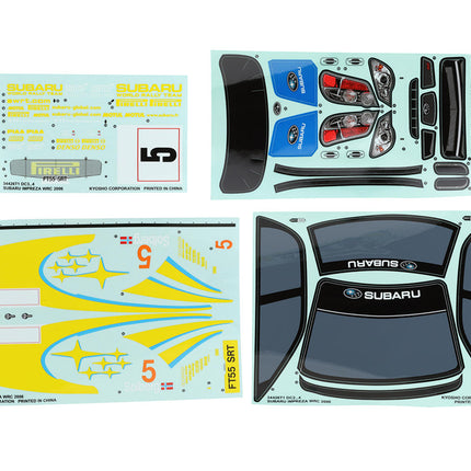 KYOFAB609, Kyosho Subaru Impreza WRC 2006 Body Set (Clear)