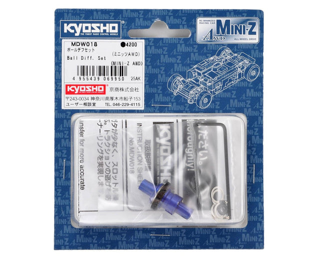 KYOMDW018, Kyosho AWD Ball Differential Set