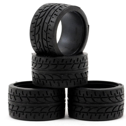 KYOMZW38-30, Kyosho Mini-Z 11mm Wide Racing Radial Tire (4) (30 Shore)