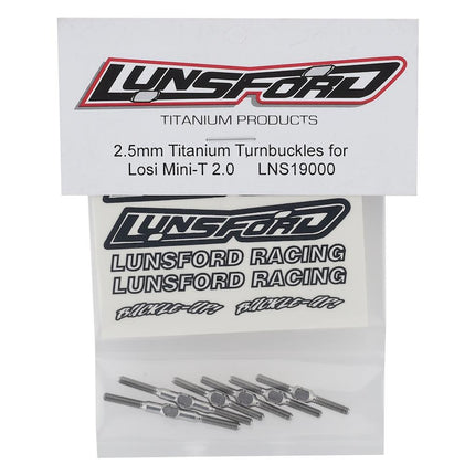 LNS19000, Lunsford Losi Mini-T 2.0 Titanium Turnbuckle Kit