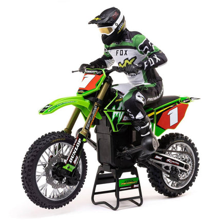 LOS06002, Losi Promoto-MX RTR 1/4 Brushless Dirt Bike (Pro-Circuit) w/2.4GHz DX3PM Radio, MS6X & Battery & Charger