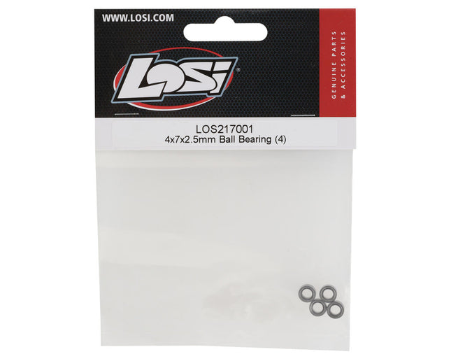 LOS217001, Losi 4x7x2.5mm Ball Bearing (4)