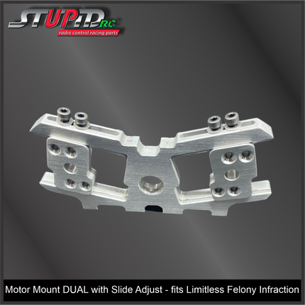 STP11106, Motor Mount DUAL with Slide Adjust - fits Limitless Infraction Felony