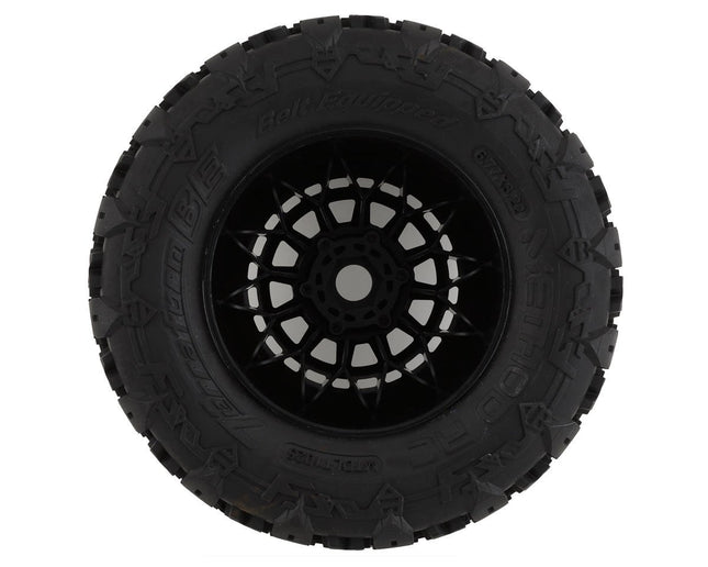 MTD1025, Method RC Terraform Belted Pre-Mount 1/8 Monster Truck Tires (Black) (2)