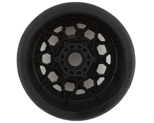 MTD1400, Method RC Velociter Belted Pre-Mount 1/7 On-Road Tires (Black) (2) w/Hive 17mm Hex Wheels