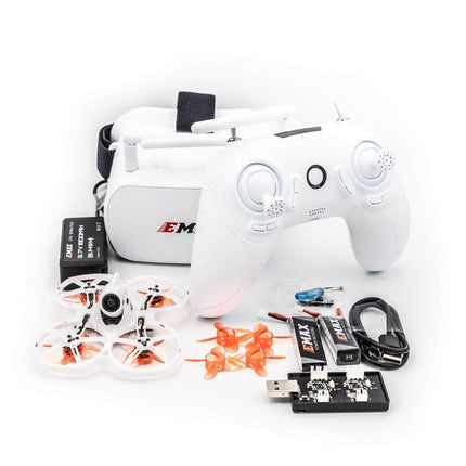 EMAX RTF Tinyhawk II Ready to Fly Analog Kit w/ Goggles, Radio Transmitter, Case and 75mm Indoor Racing Whoop Drone