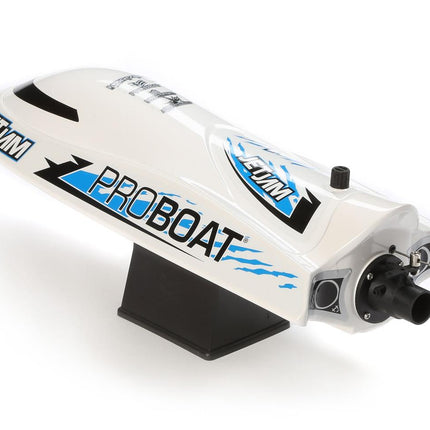 PRB08031V2T2, Pro Boat Jet Jam V2 12" Self-Righting Brushed RTR Pool Race Boat (White) w/2.4GHz Radio, Battery & Charger