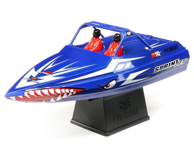 PRB08045, Pro Boat Sprintjet 9 Inch Self-Righting RTR Electric Jet Boat w/2.4GHz Radio, Battery & Charger