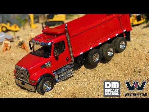 DCM27007, Diecast Masters 1/16 RC Western Star 49X Dump Truck