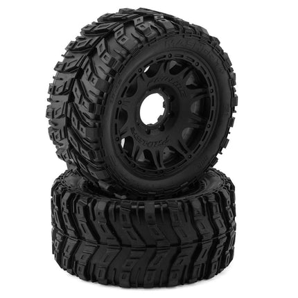 PRO10176-11, Pro-Line 1/6 Masher X HP Belted Pre-Mounted Monster Truck MTD Tires (Black) (2) w/24mm Hex