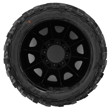 PRO10176-11, Pro-Line 1/6 Masher X HP Belted Pre-Mounted Monster Truck MTD Tires (Black) (2) w/24mm Hex