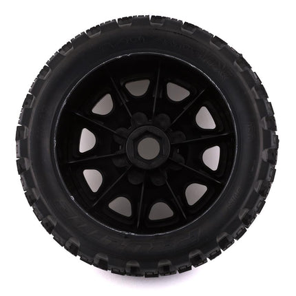 PRO1019810, Pro-Line Badlands MX57 5.7" Pre-Mounted 1/6 Monster Truck Tires (Black) (2) (Z3) w/Raid Wheels