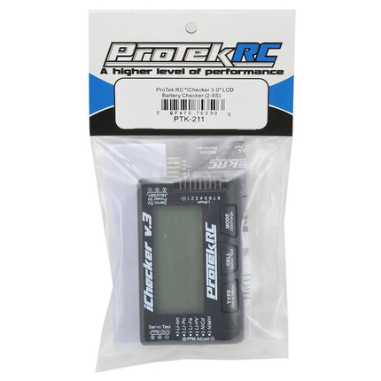 PTK-211, ProTek RC "iChecker 3.0" LCD LiPo Battery Cell Checker (2-8S)