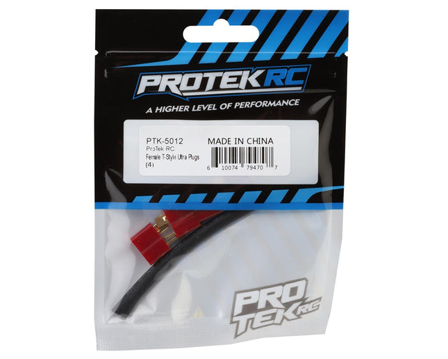 PTK-5012, ProTek RC Female T-Style Ultra Plugs (4)