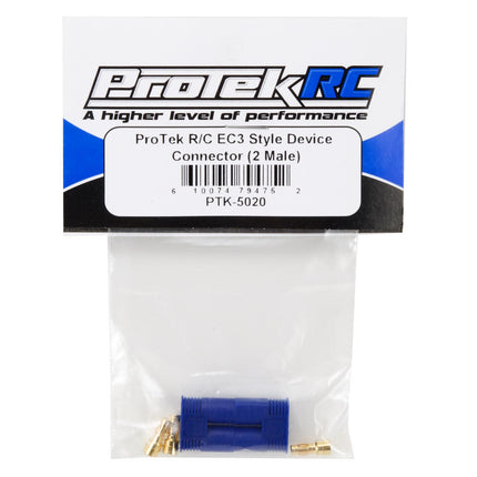 PTK-5020, ProTek RC EC3 Style Device Connector (2 Male)
