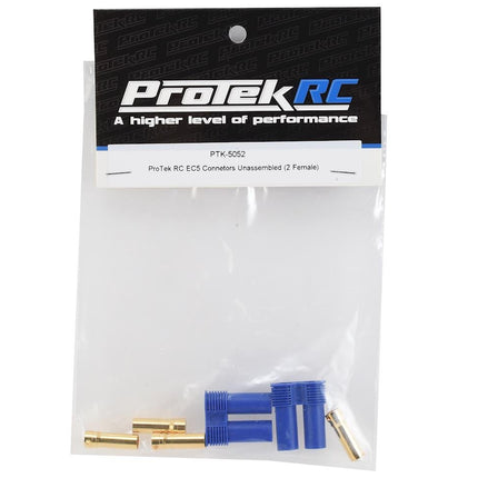 PTK-5052, ProTek RC EC5 Connectors Unassembled (2 Female)