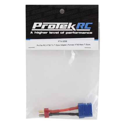 PTK-5058, ProTek RC XT90 to T-Style Adapter (Female XT90/Male T-Style)