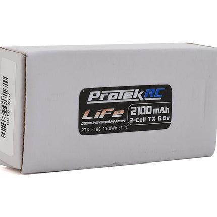 PTK-5188, ProTek RC LiFe Futaba Transmitter Battery Pack (6.6V/2100mAh) (3PV/4PK/4PM/4PLS/4PX/4PV/7PX/7PXR/10PX/16SZ)