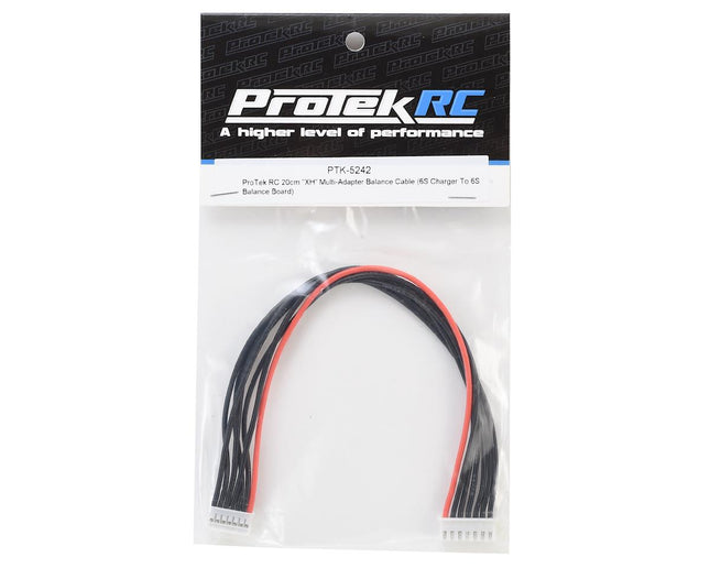 PTK-5242, ProTek RC 20cm "XH" Multi-Adapter Balance Cable (6S Charger To 6S Balance Board)