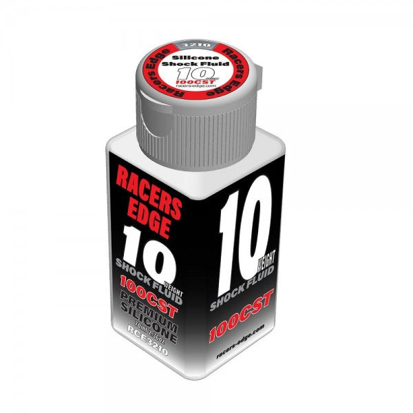 RCE3210, Racers Edge 10 Weight, 100cSt, 70ml 2.36oz Pure Silicone Shock Oil