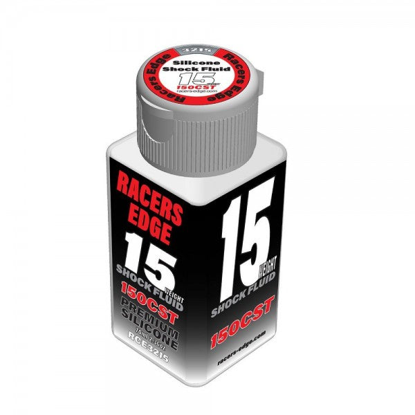 RCE3215, Racers Edge 15 Weight, 150cSt, 70ml 2.36oz Pure Silicone Shock Oil