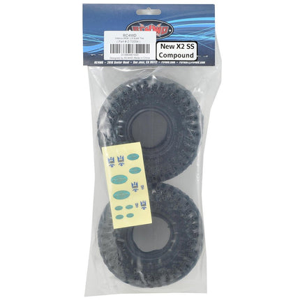 RC4ZT0054, RC4WD Interco IROK Super Swamper 1.9" Scale Rock Crawler Tires (2) (X2)