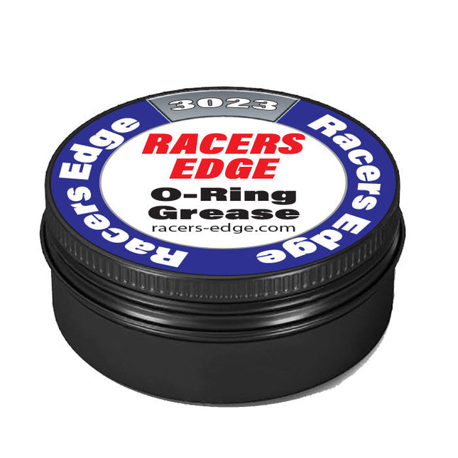 RCE3023, Racers Edge - O-Ring Grease (8ml) in Black Aluminum Tin w/Screw On Lid