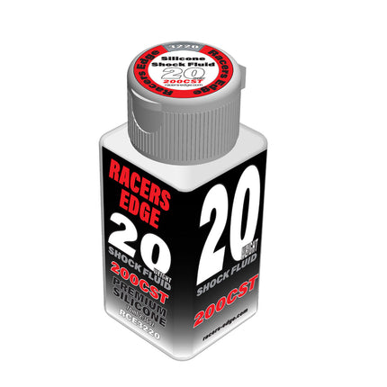 RCE3220, Racers Edge 20 Weight 200cst 70ml 2.36oz Pure Silicone Shock Oil