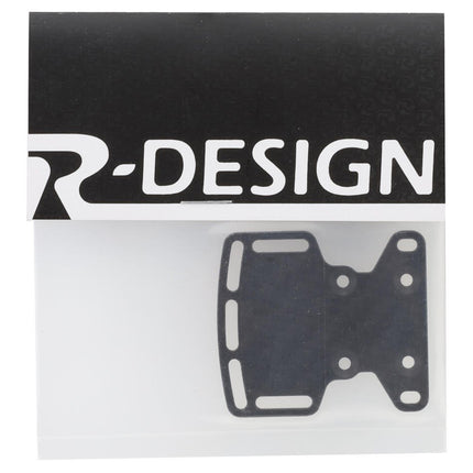 RDD7806B, R-Design Yokomo Master Drift XL Carbon Fiber Rear ESC Tray (Plain Weave)