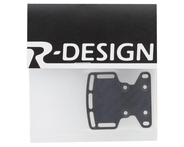 RDD7806B, R-Design Yokomo Master Drift XL Carbon Fiber Rear ESC Tray (Plain Weave)