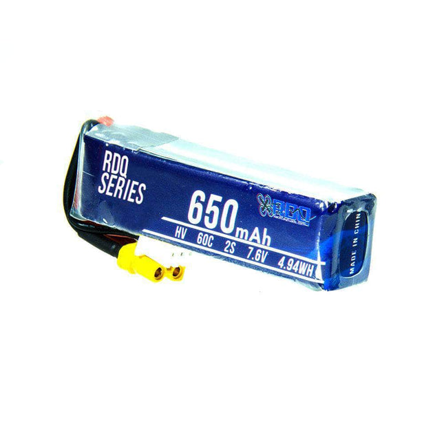 RDQ Series 7.6V 2S 650mAh 60C LiHV Micro Battery - XT30