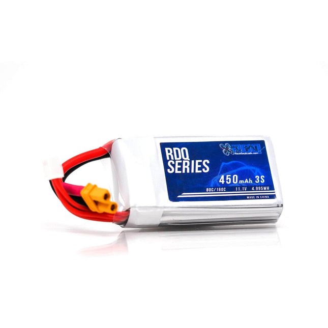 RDQ Series 11.1V 3S 450mAh 80C LiPo Micro Battery - XT30