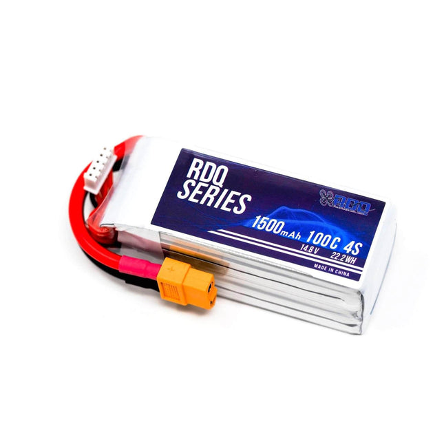 RDQ Series 14.8V 4S 1500mAh 100C LiPo Battery - XT60