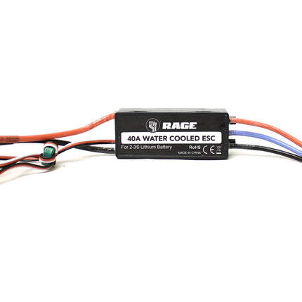 RGRB1251, Rage RC RGRB1251 Super Cat SC700BL Water-Cooled 40A Brushless ESC