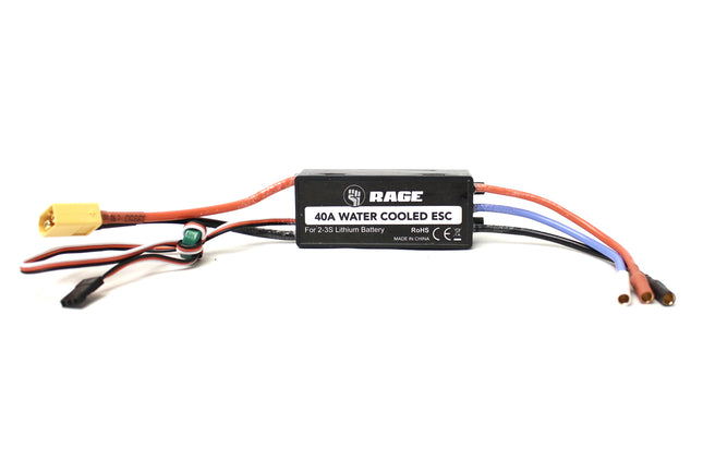 RGRB1251, Rage RC RGRB1251 Super Cat SC700BL Water-Cooled 40A Brushless ESC