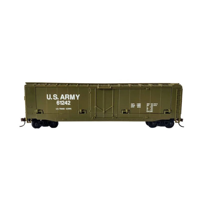 RIH032162, Rock Island Hobby 032162 - US Army Tank Buster Q Car US Army 61242 - HO Scale